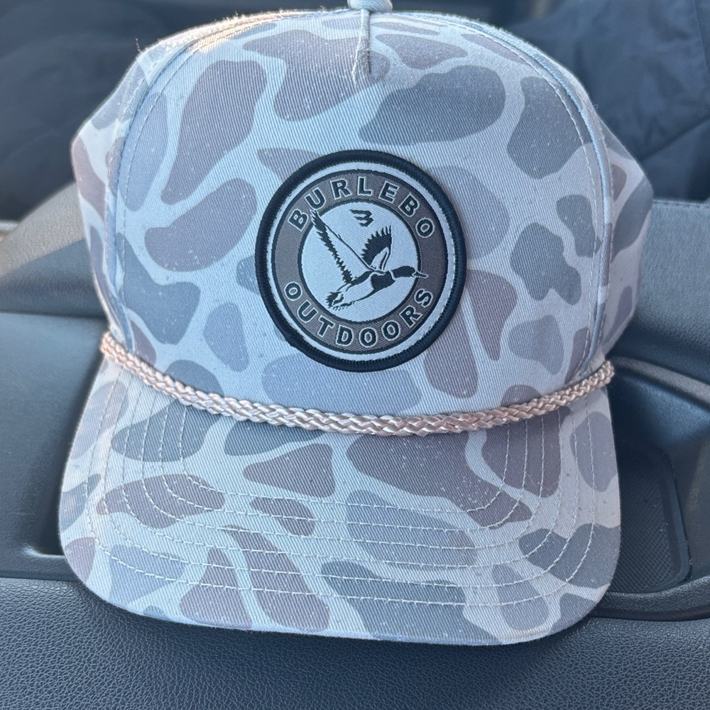 BURLEBO Gray Camo Outdoor Hat